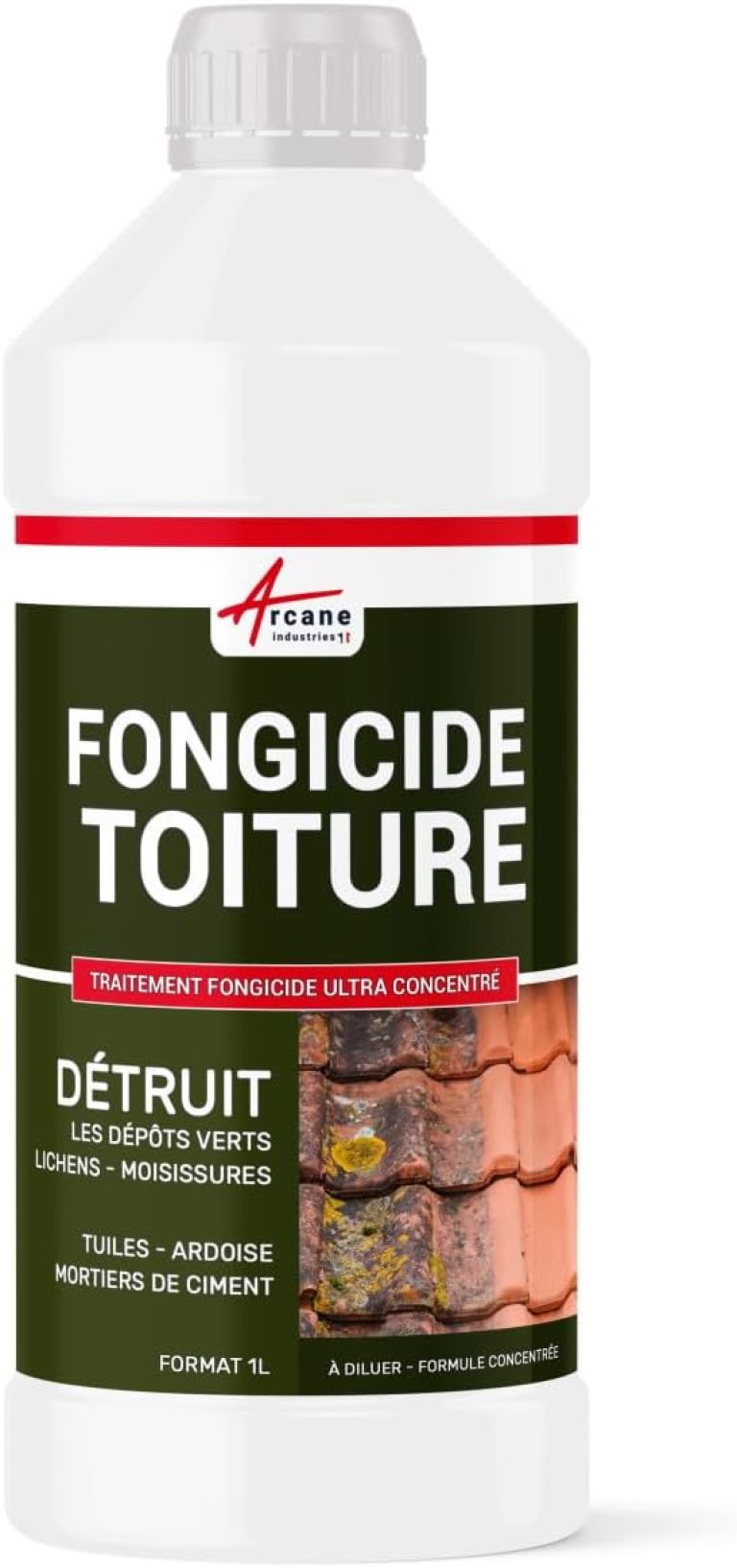 Anti Mousse Toiture Ultra Concentré Arcane Industries 1 L