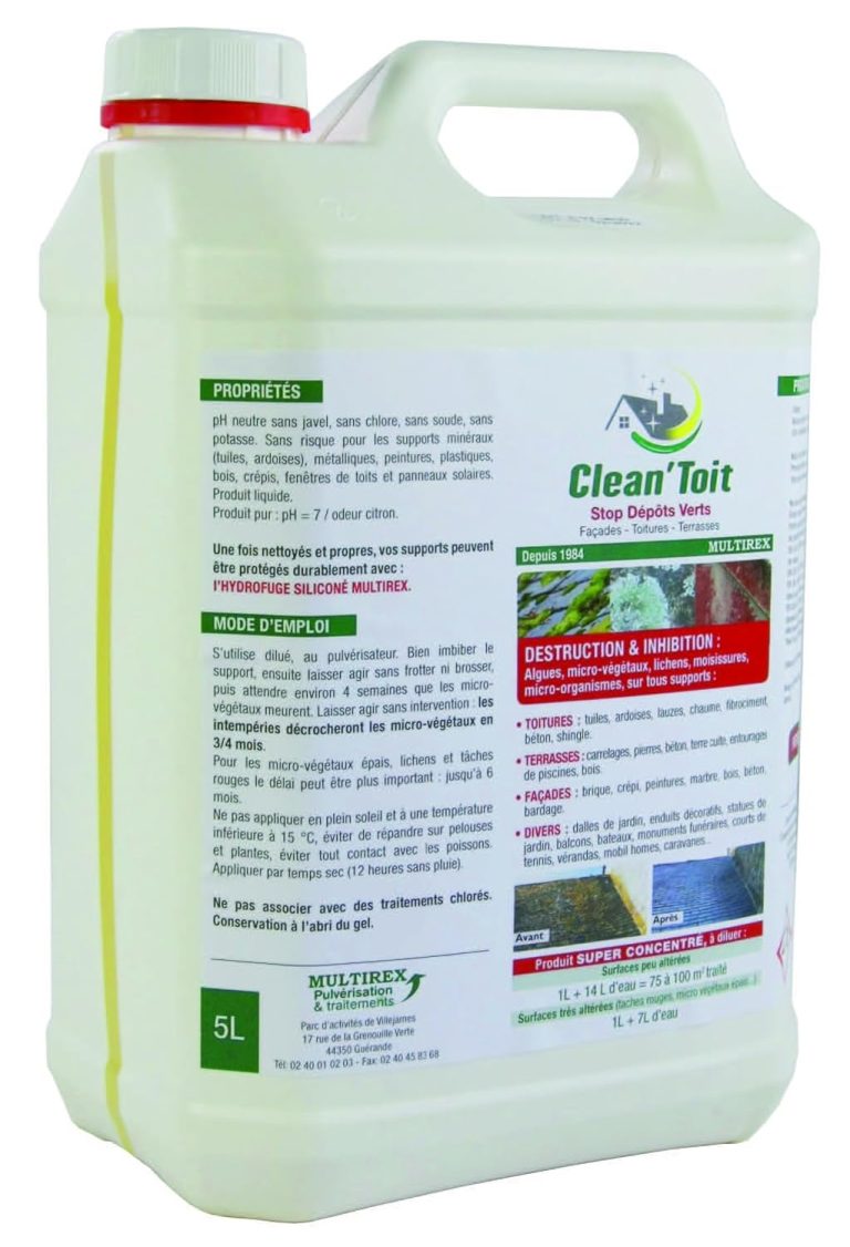 Multirex Antimousse 5 L sans javel, super concentré pH neutre