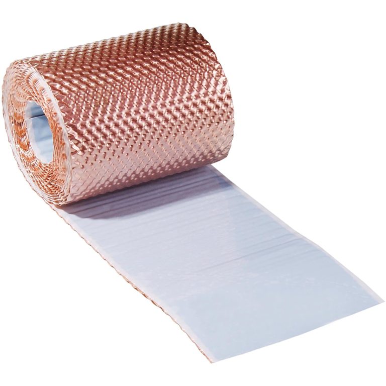 Parotec Ruban de Cuivre Auto-Adhésif Contre la Mousse Démoussage de Toiture 150mm x 5m